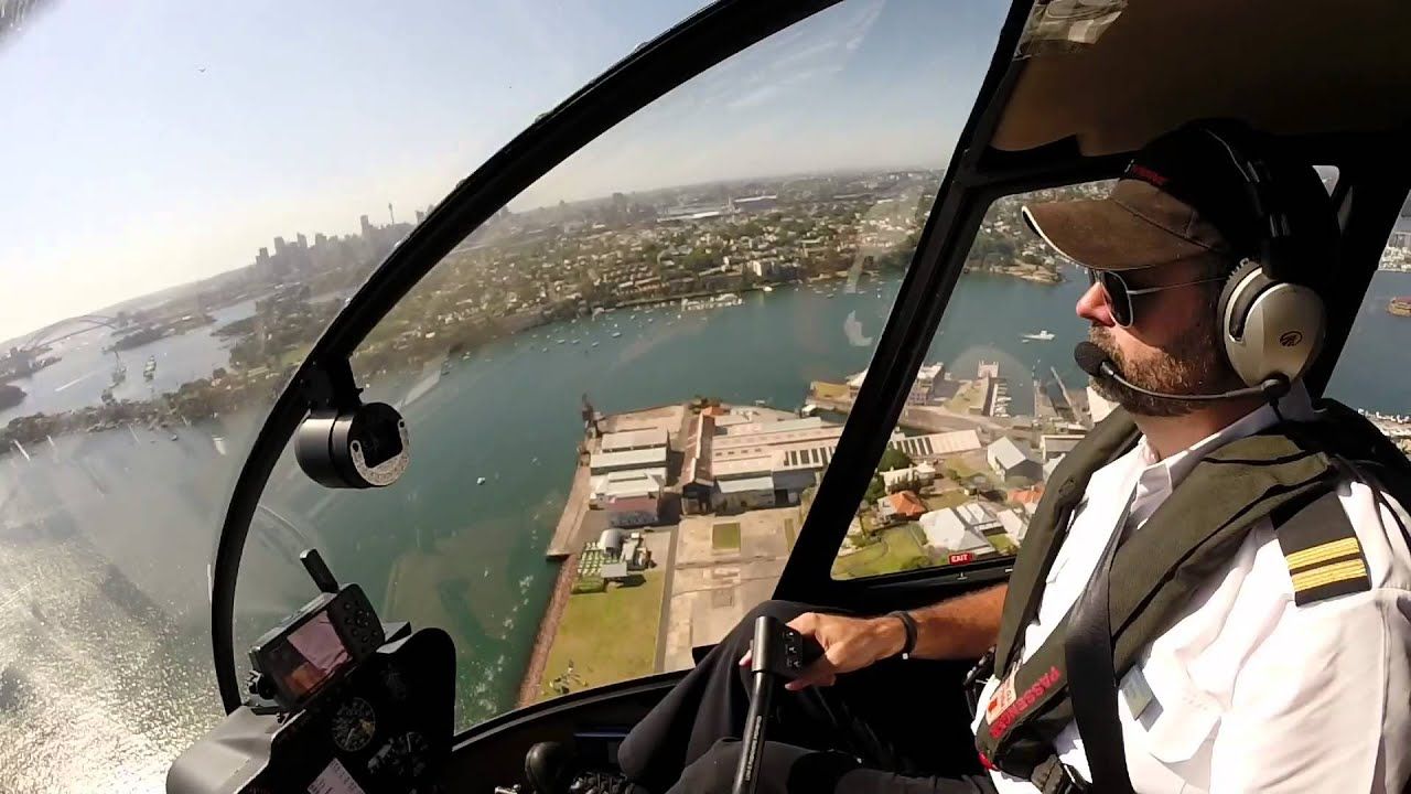 Sydney harbour helicopter ride